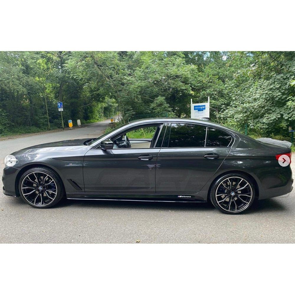 BMW 5 SERIES G30/31 GLOSS BLACK SIDE SKIRTS