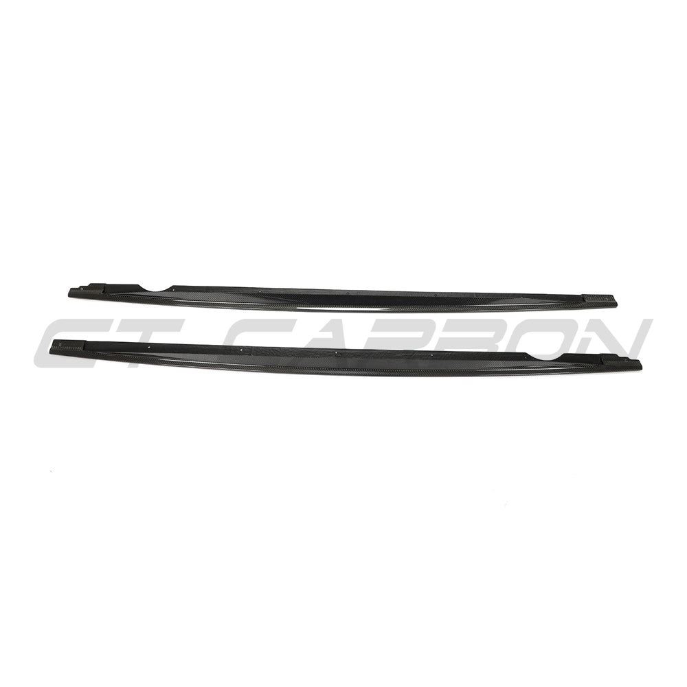 VW GOLF MK8/MK8.5 R 2020+ CARBON FIBRE SIDE SKIRTS - V2