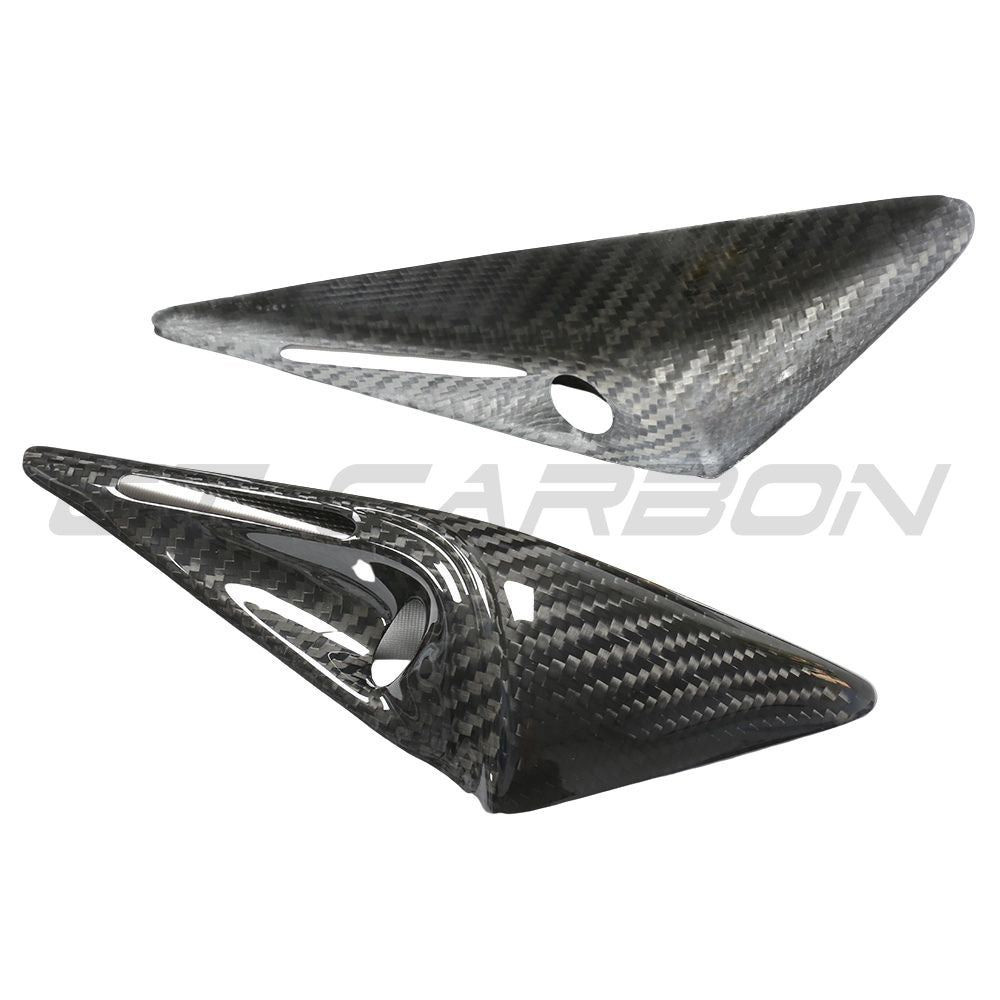 TESLA MODEL S 2021+ FACELIFT CARBON FIBRE SIDE CAMERA COVER ADD ON
