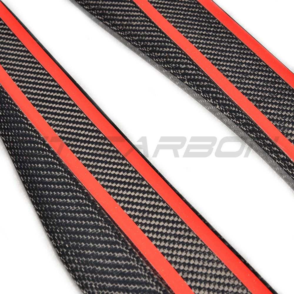 VW GOLF GTD/GTI MK7/7.5 2014-2020 CARBON FIBRE SIDE SKIRTS