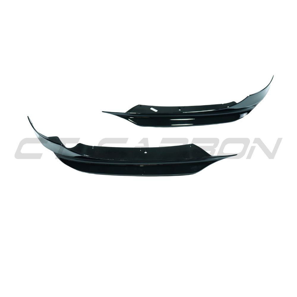 BMW E90/E91 3 SERIES LCI SE 2008-2012 GLOSS BLACK SPLITTER CORNERS - V1