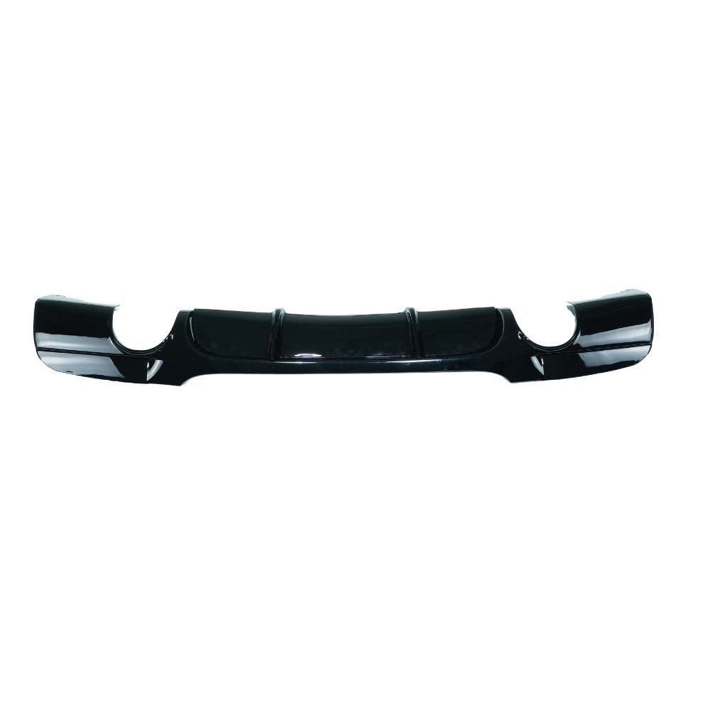 BMW 3 SERIES E90/E91 2004-2009 PRE-LCI GLOSS BLACK DIFFUSER - DUAL EXIT