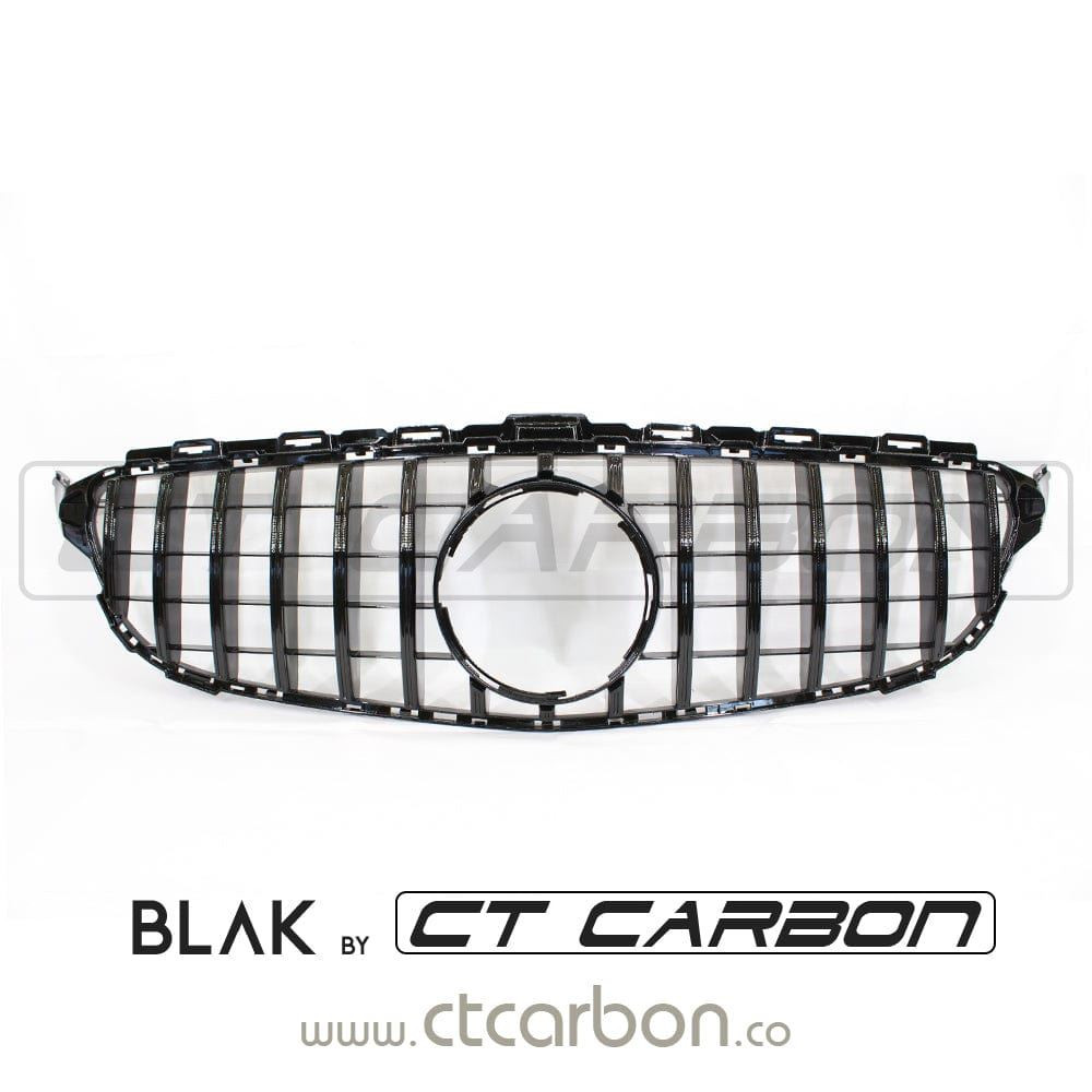 MERCEDES W205 C CLASS 2014-2018 BLACK GRILLE (WITHOUT CAMERA)