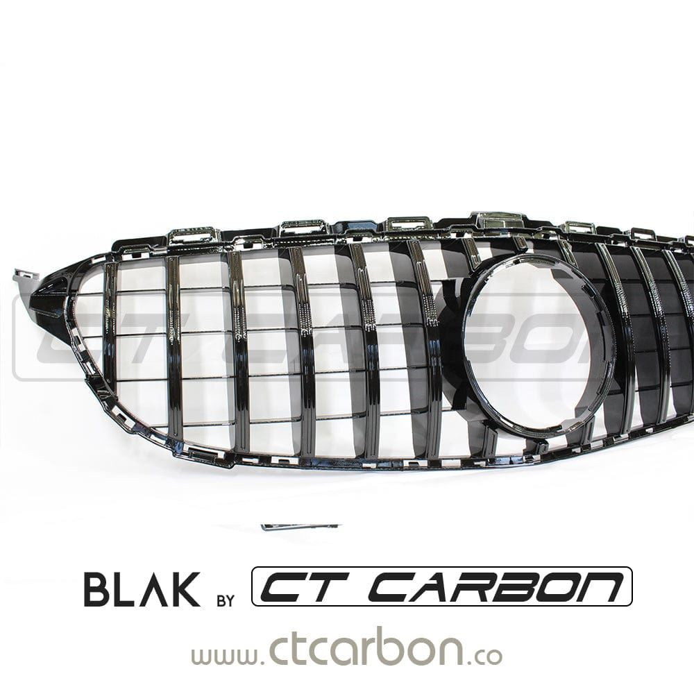 MERCEDES W205 C CLASS 2014-2018 BLACK GRILLE (WITHOUT CAMERA)