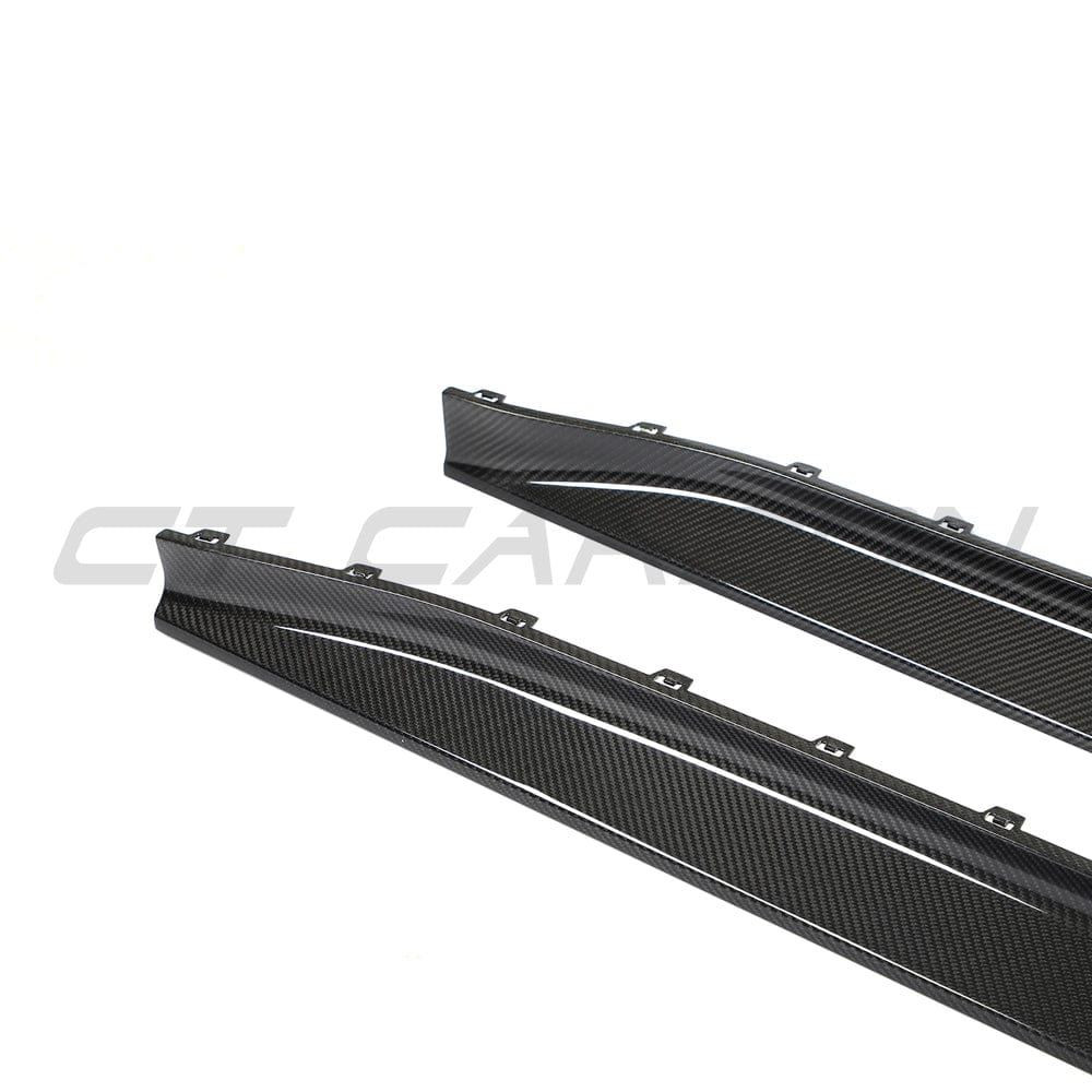 BMW M3 G80/G81 CARBON FIBRE SIDE SKIRT REPLACEMENT - V5 BMW M3 G80/G81 CARBON FIBRE SIDE SKIRT REPLACEMENT - V5