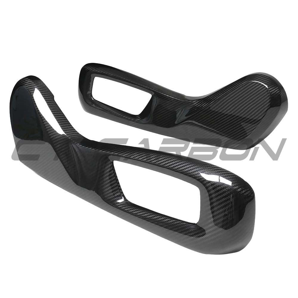 BMW F90 M5 & G30 5 Series 2017-2023 CARBON FIBRE SEAT CONTROL COVERS