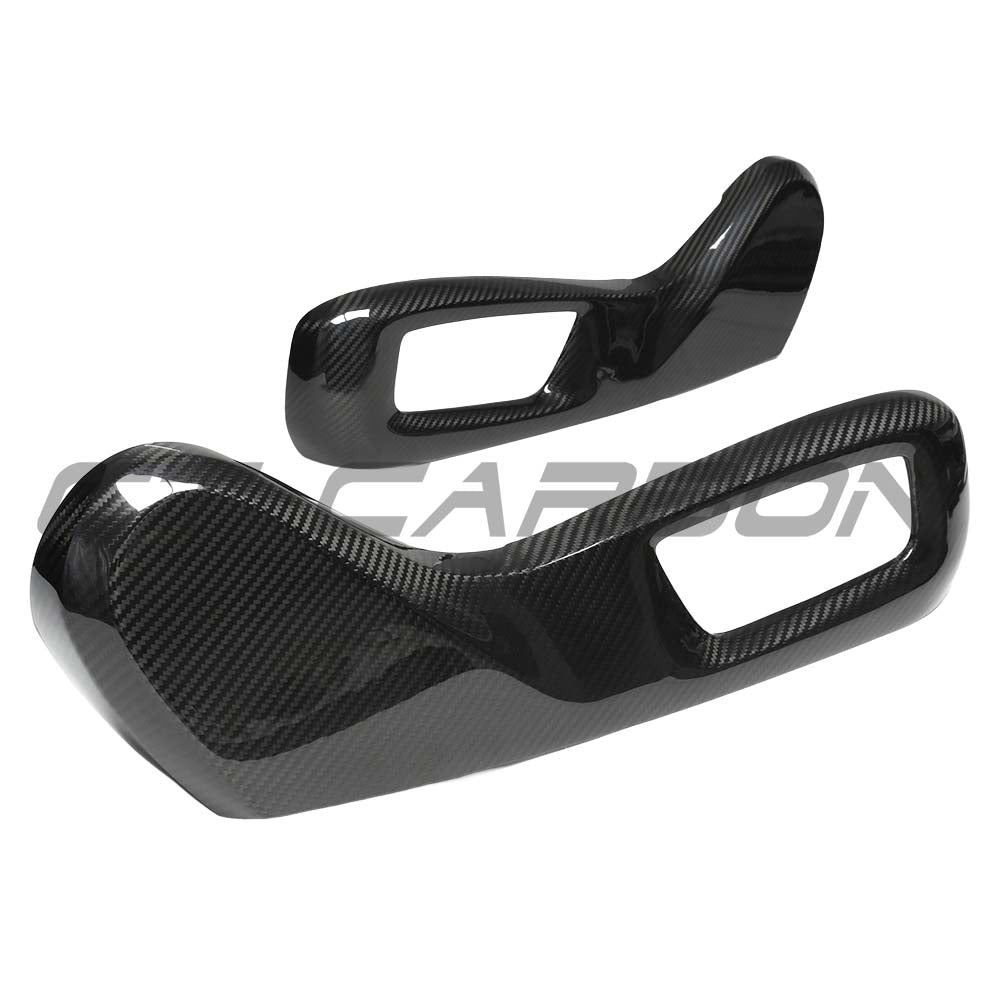 BMW F90 M5 & G30 5 Series 2017-2023 CARBON FIBRE SEAT CONTROL COVERS