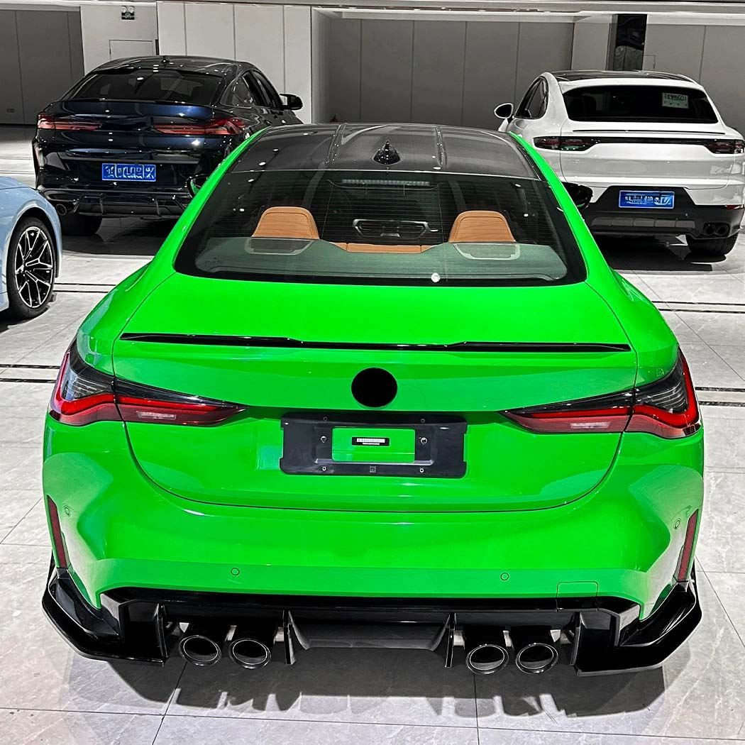 BMW G82 & G83 M4 2021+ GLOSS BLACK REAR BUMPER CORNERS BMW G82 & G83 M4 2021+ GLOSS BLACK REAR BUMPER CORNERS