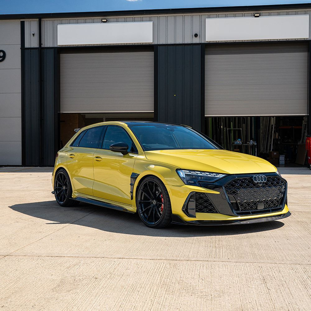 AUDI RS3 8Y 2025+ CARBON FIBRE SPLITTER - CT DESIGN