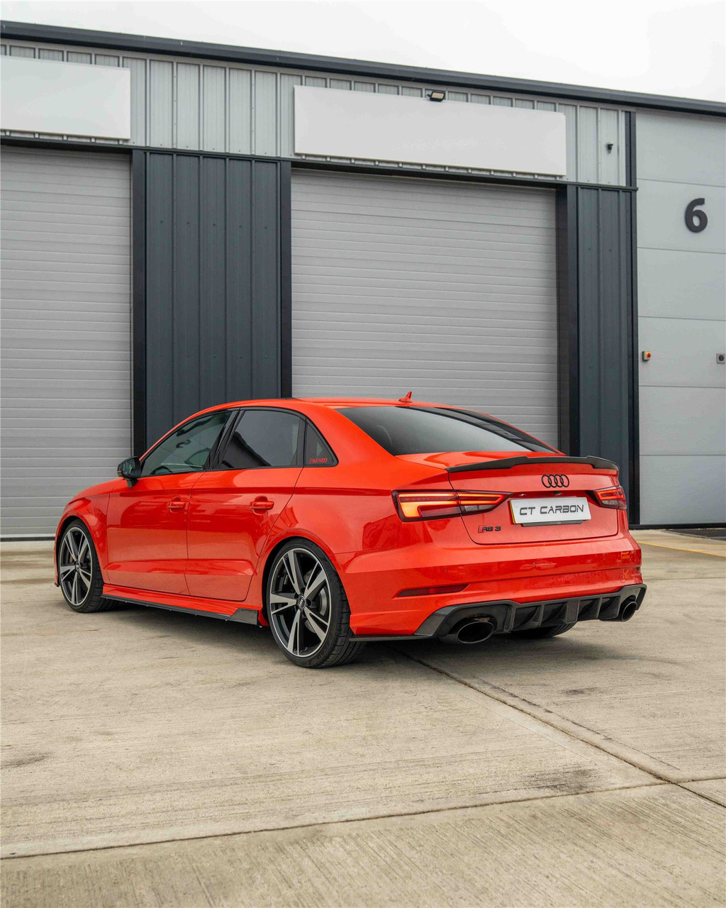 AUDI A3 S3 RS3 8V SALOON CARBON FIBRE SPOILER - V1