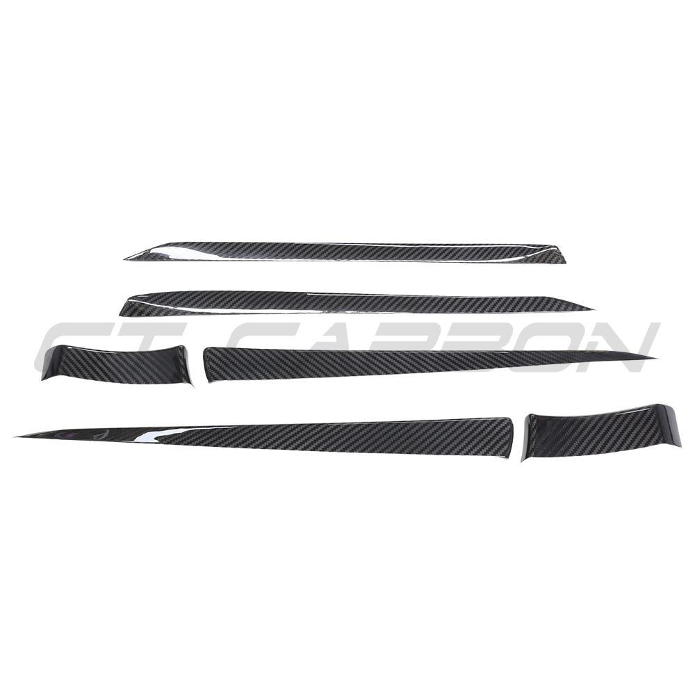TESLA MODEL S 2021+ FACELIFT CARBON FIBRE DOOR TRIM ADD ON