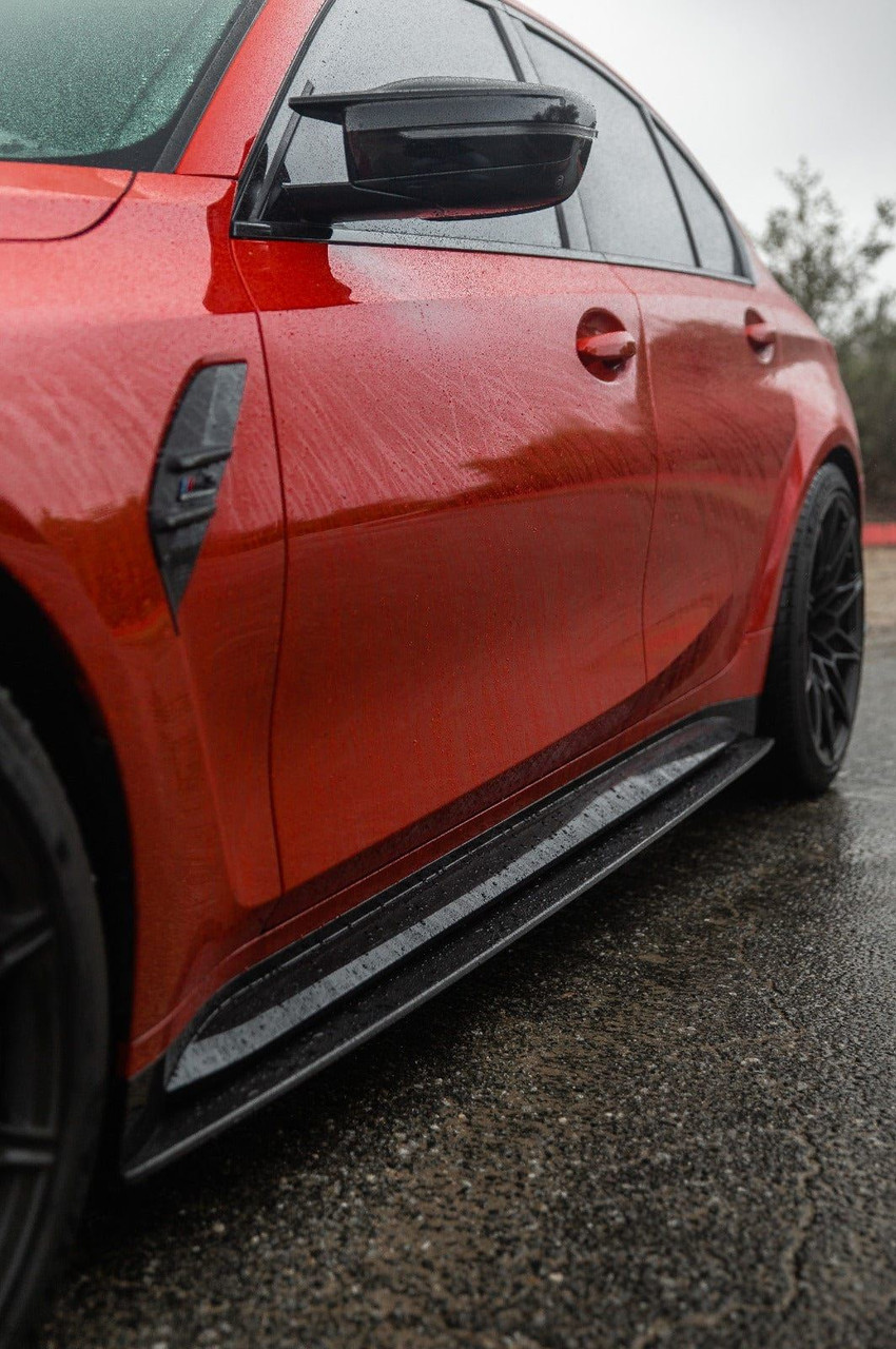 BMW M4 G82/G83 CARBON FIBRE SIDE SKIRT REPLACEMENT V1 - CT DESIGN