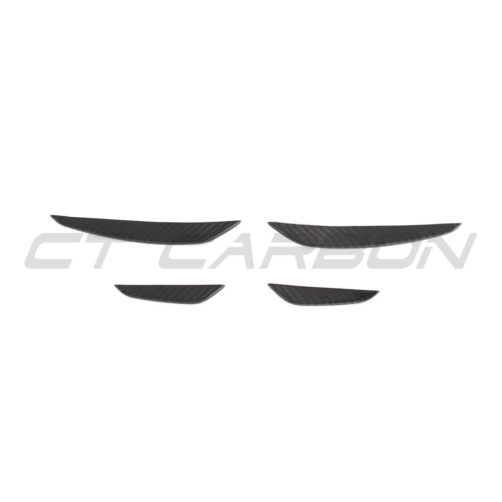 AUDI RS3 8Y 2022-2024 CARBON FIBRE FRONT BUMPER CANARDS - CT DESIGN AUDI RS3 8Y 2022-2024 CARBON FIBRE FRONT BUMPER CANARDS - CT DESIGN