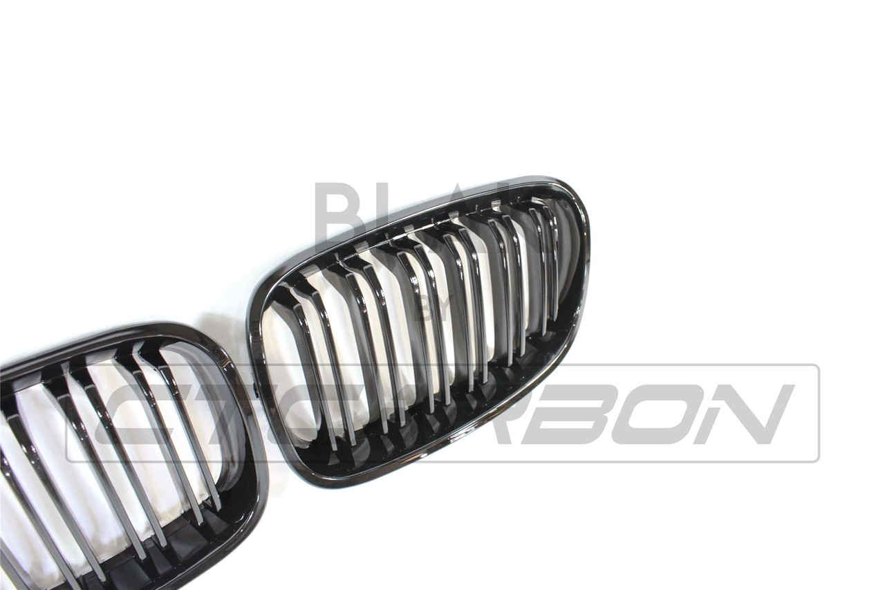BMW F20 1 SERIES PRE-LCI DOUBLE SLAT BLACK GRILLES - BLAK BY CT CARBON BMW F20 1 SERIES PRE-LCI DOUBLE SLAT BLACK GRILLES - BLAK BY CT CARBON