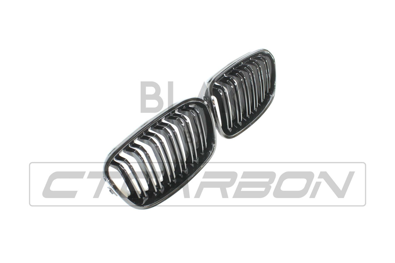 BMW F20 1 SERIES PRE-LCI DOUBLE SLAT BLACK GRILLES - BLAK BY CT CARBON BMW F20 1 SERIES PRE-LCI DOUBLE SLAT BLACK GRILLES - BLAK BY CT CARBON