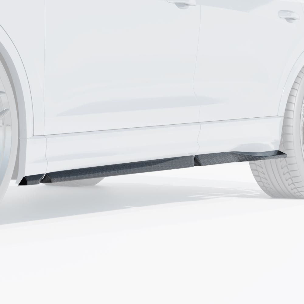 AUDI RSQ8 2020+ CARBON FIBRE SIDE SKIRTS (Gloss Carbon) - CT DESIGN AUDI RSQ8 2020+ CARBON FIBRE SIDE SKIRTS (Gloss Carbon) - CT DESIGN