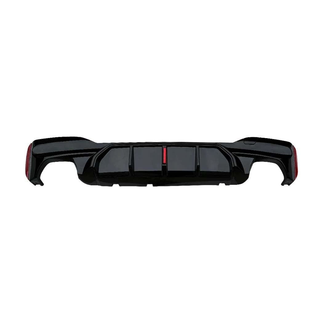 BMW G30/G31 5 SERIES LCI 2020-2023 GLOSS BLACK DIFFUSER WITH LED