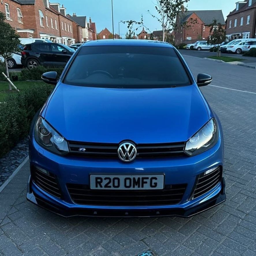 VOLKSWAGEN GOLF R20 MK6 2009-2013 GLOSS BLACK SPLITTER