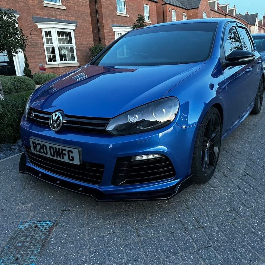 VOLKSWAGEN GOLF R20 MK6 2009-2013 GLOSS BLACK SPLITTER