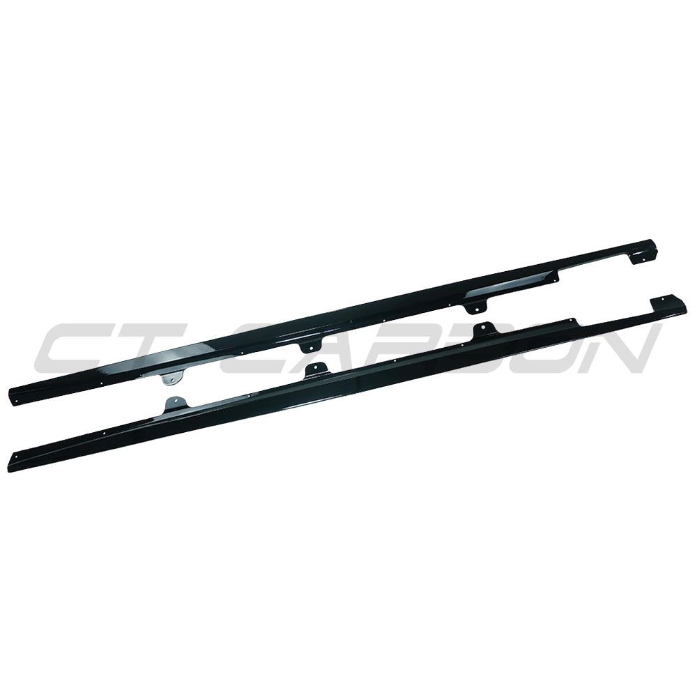 BMW 3 SERIES G20/G21 2018+ FULL LENGTH GLOSS BLACK SIDE SKIRTS - V2