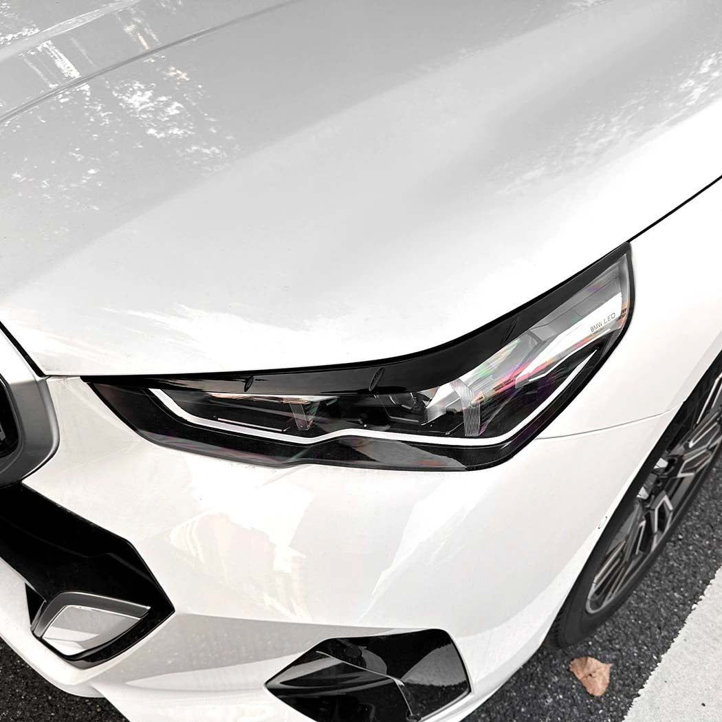 BMW G60 5 SERIES & I5 2023+ GLOSS BLACK HEADLIGHT EYEBROWS BMW G60 5 SERIES & I5 2023+ GLOSS BLACK HEADLIGHT EYEBROWS