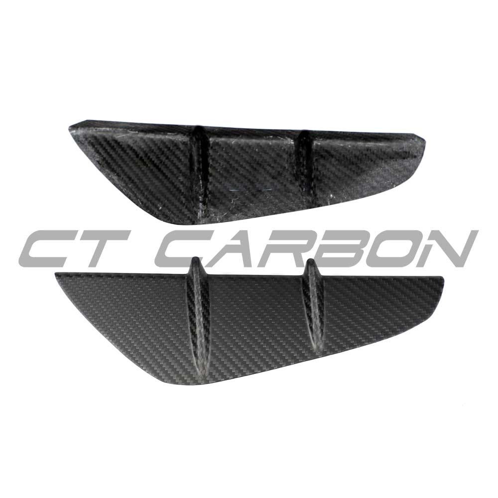 AUDI RSQ8 2025+ FACELIFT MATTE CARBON FIBRE FRONT VENT TRIM - CT DESIGN