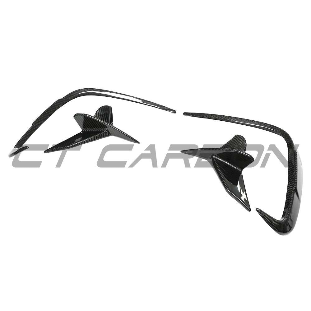 BMW G14/G15/G16 8 SERIES 2018+ DRY CARBON FIBRE SIDE REAR CANARDS
