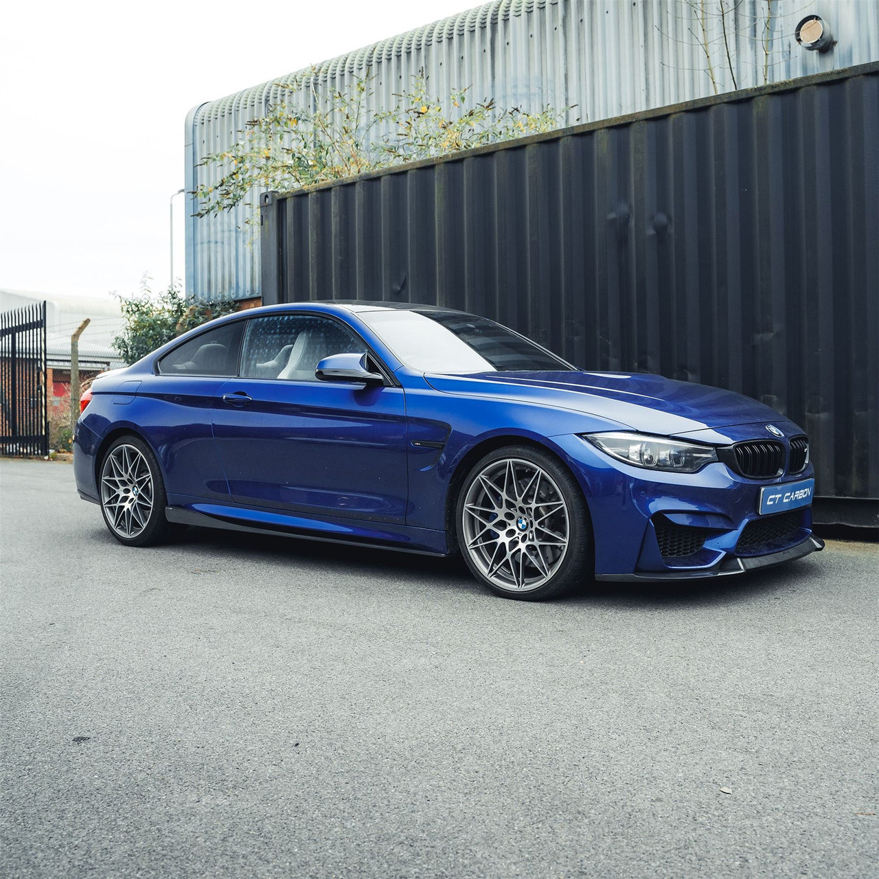 BMW M3/M4 (F80 F82 F83) 2014-2020 CARBON FIBRE SIDE SKIRTS - V2