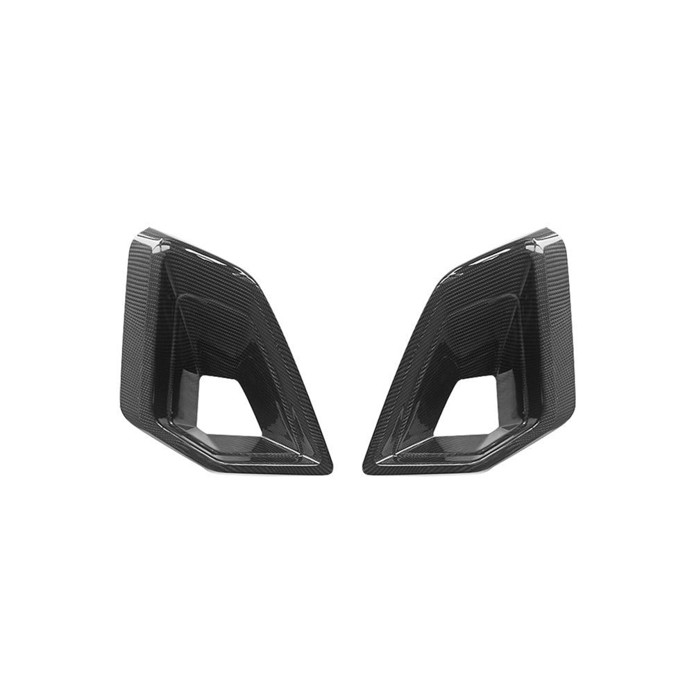 BMW G05 X5 LCI 2024+ LCI CARBON FIBRE FRONT DUCT ADD ON BMW G05 X5 LCI 2024+ LCI CARBON FIBRE FRONT DUCT ADD ON