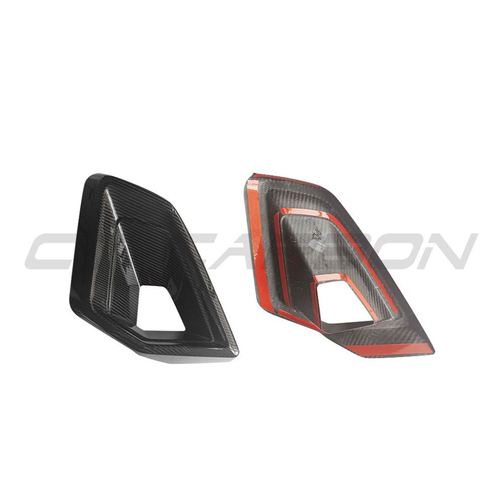 BMW G05 X5 LCI 2024+ LCI CARBON FIBRE FRONT DUCT ADD ON BMW G05 X5 LCI 2024+ LCI CARBON FIBRE FRONT DUCT ADD ON