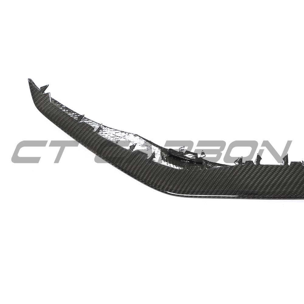MERCEDES C-CLASS & C43 2020-2021 FACELIFT DRY CARBON FIBRE SPLITTER - V4 MERCEDES C-CLASS & C43 2020-2021 FACELIFT DRY CARBON FIBRE SPLITTER - V4