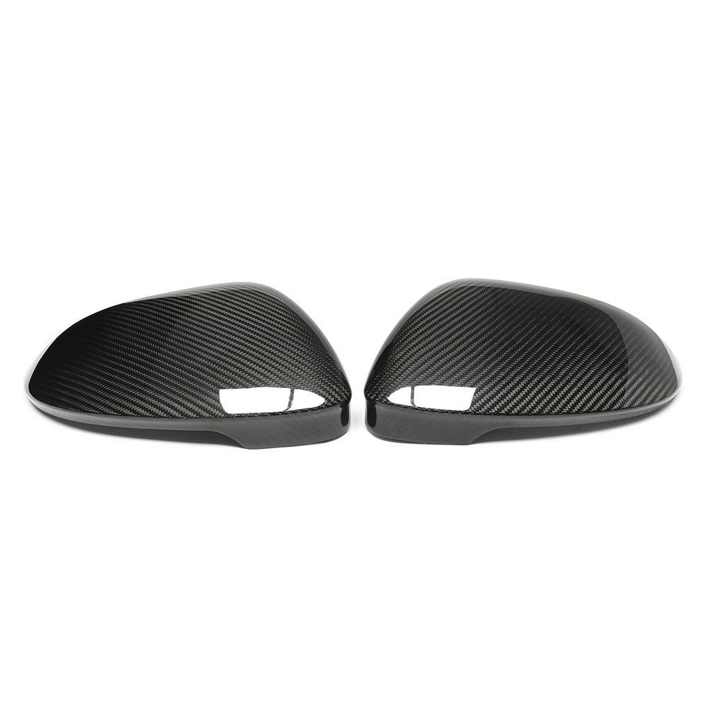 VW GOLF MK8 CARBON FIBRE MIRRORS - WITHOUT LANE ASSIST