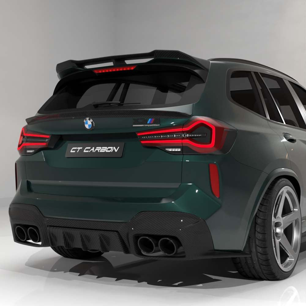 BMW G01 X3/G08 IX3/F97 X3M 2019+ CARBON FIBRE MIDDLE SPOILER - CT DESIGN BMW G01 X3/G08 IX3/F97 X3M 2019+ CARBON FIBRE MIDDLE SPOILER - CT DESIGN
