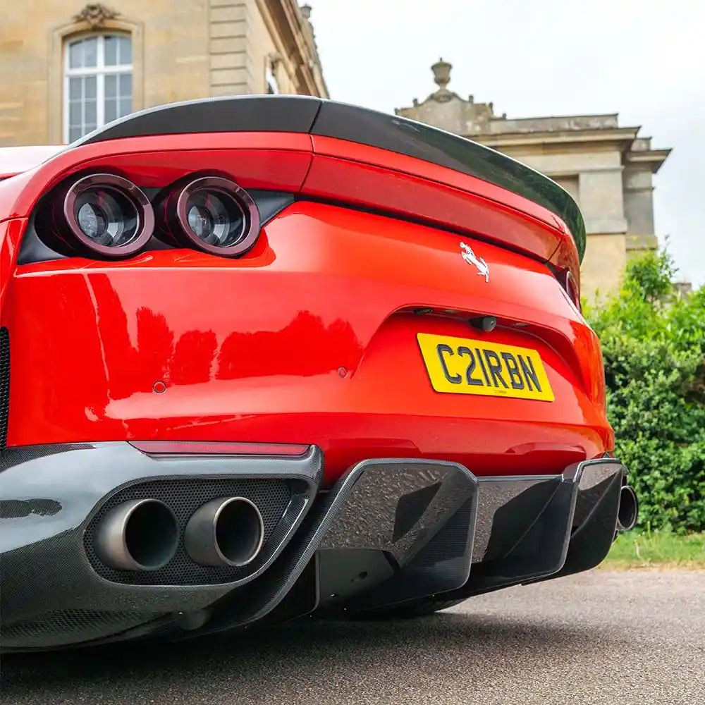 FERRARI 812 SUPERFAST CARBON FIBRE DIFFUSER - CT DESIGN