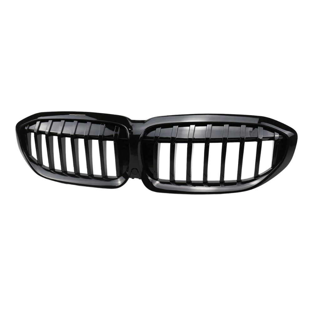BMW 3 SERIES G20/G21 2022+ LCI GLOSS BLACK GRILLE - SINGLE SLAT BMW 3 SERIES G20/G21 2022+ LCI GLOSS BLACK GRILLE - SINGLE SLAT