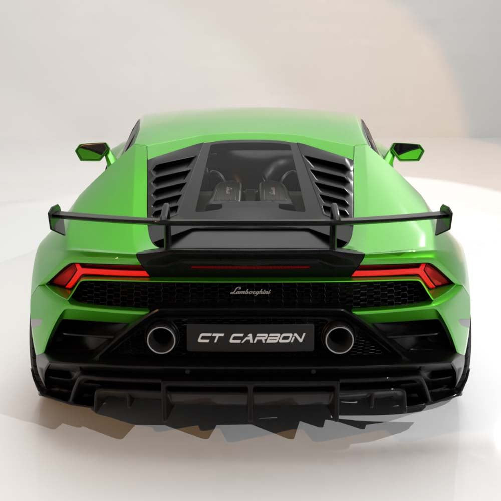 LAMBORGHINI HURACAN EVO 2019-2023 CARBON FIBRE DIFFUSER - CT DESIGN