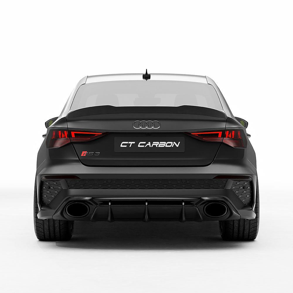 AUDI RS3 8Y 2022-2024 CARBON FIBRE REAR DIFFUSER - V2 - CT DESIGN