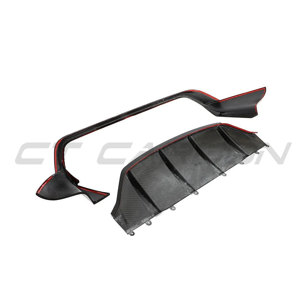 PORSCHE TAYCAN 2020-2024 CARBON FIBRE DIFFUSER PORSCHE TAYCAN 2020-2024 CARBON FIBRE DIFFUSER