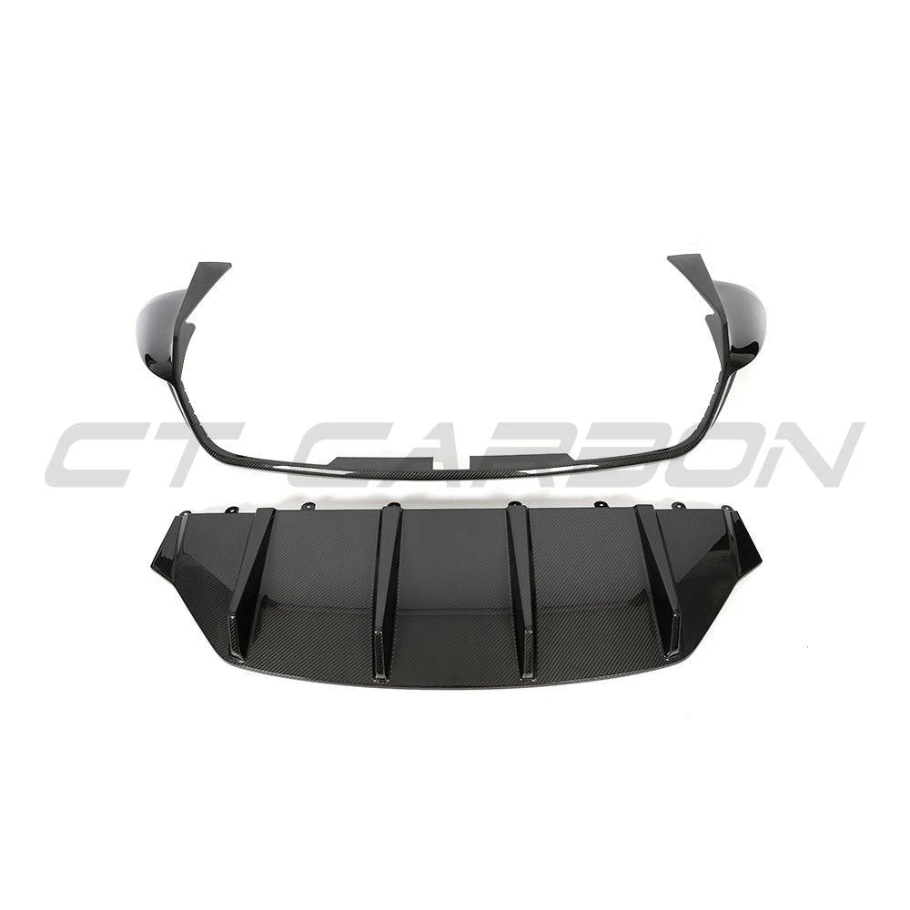 PORSCHE TAYCAN 2020-2024 CARBON FIBRE DIFFUSER PORSCHE TAYCAN 2020-2024 CARBON FIBRE DIFFUSER