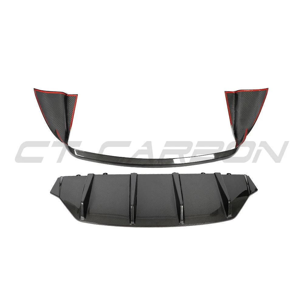 PORSCHE TAYCAN 2020-2024 CARBON FIBRE DIFFUSER PORSCHE TAYCAN 2020-2024 CARBON FIBRE DIFFUSER