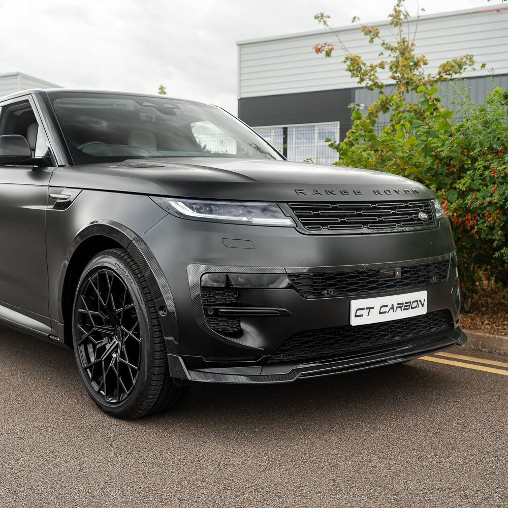 RANGE ROVER SPORT L461 2023+ CARBON FIBRE SPLITTER - CT DESIGN RANGE ROVER SPORT L461 2023+ CARBON FIBRE SPLITTER - CT DESIGN
