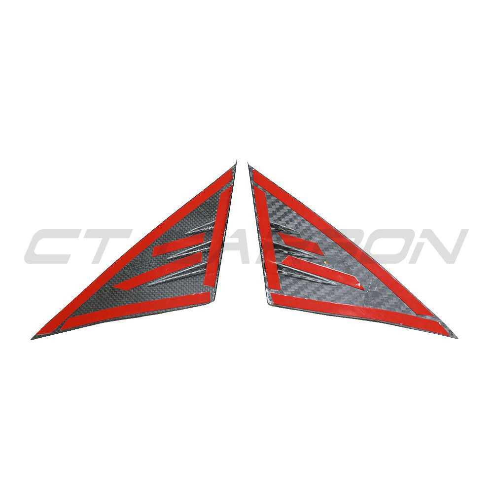 TESLA MODEL 3 & Y 2017+ CARBON FIBRE DOOR A PILLAR TRIM TESLA MODEL 3 & Y 2017+ CARBON FIBRE DOOR A PILLAR TRIM