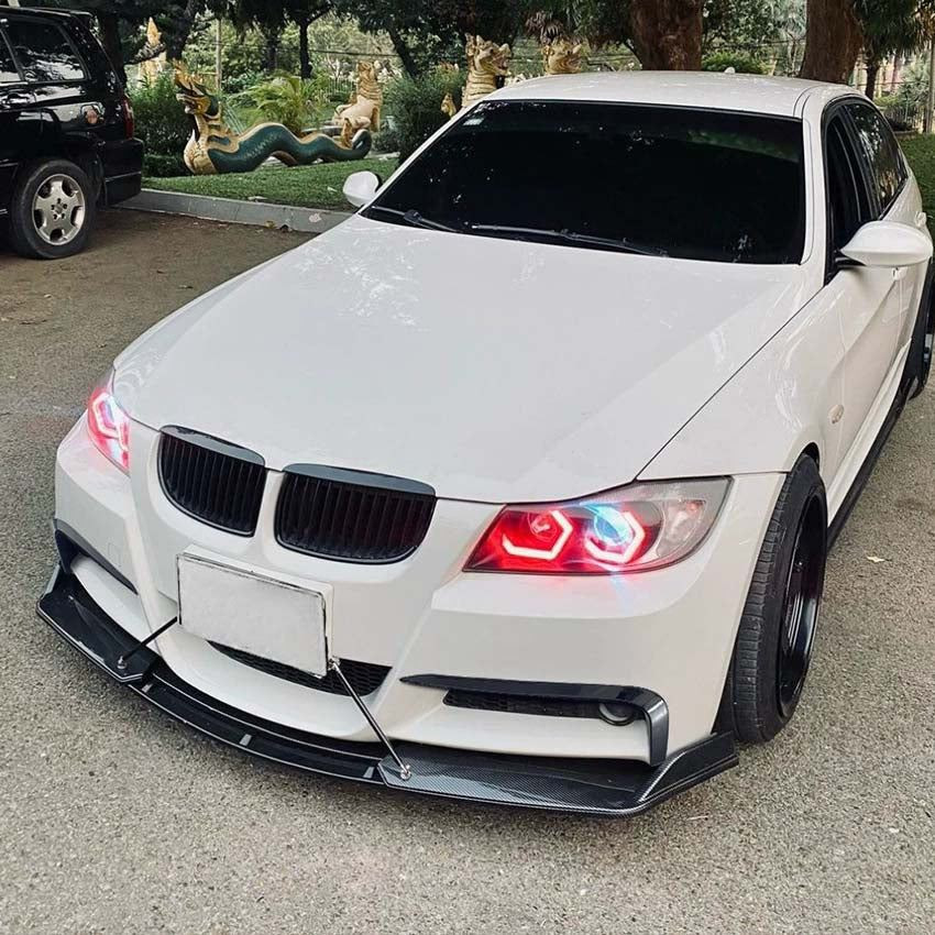 BMW E90 3 SERIES PRE-LCI 2004-2009 GLOSS BLACK FRONT BUMPER TRIMS