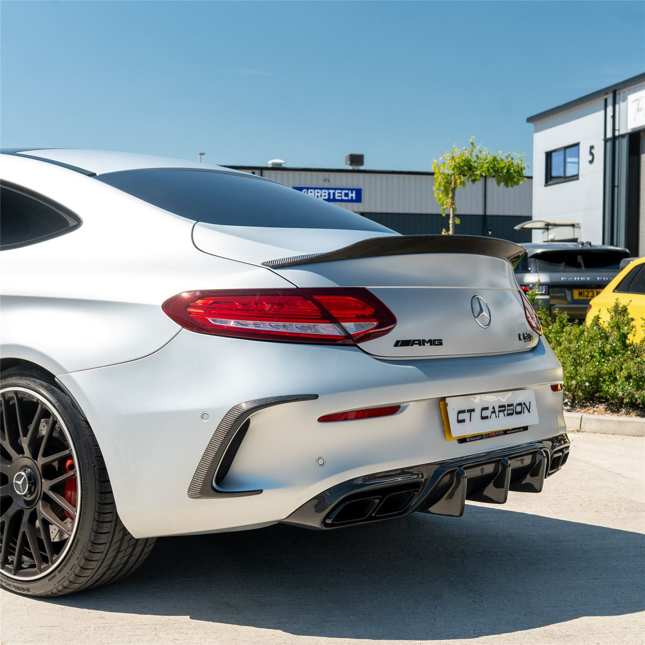 MERCEDES W205 C63 & C63 COUPE 2DR CARBON DIFFUSER - V1