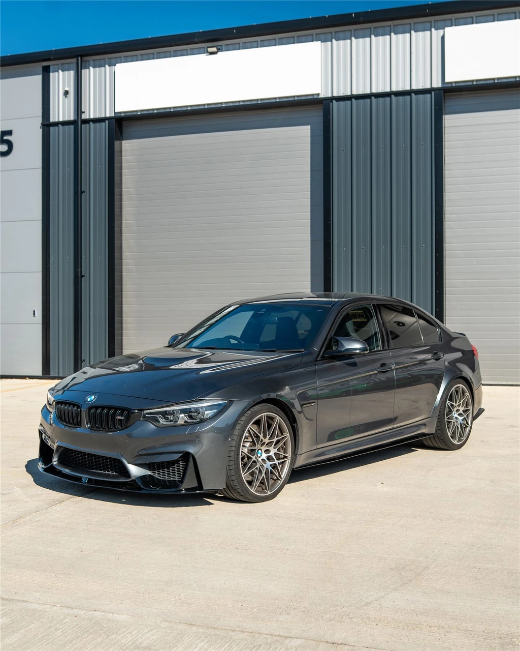 BMW M3/M4 (F80 F82 F83) 2014-2020 GLOSS BLACK SPLITTER - V1