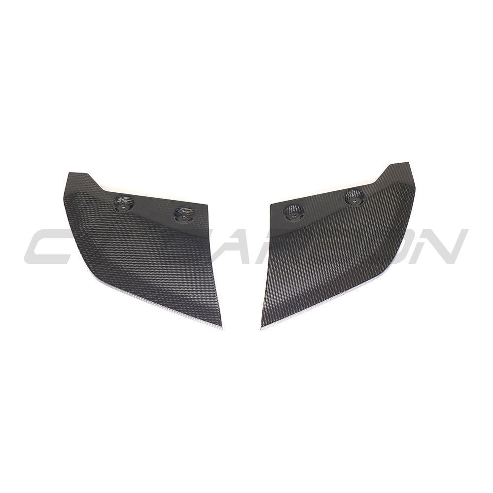 AUDI R8 V10 GEN 2 2015-2019 CARBON FIBRE REAR BUMPER LOWER CORNERS AUDI R8 V10 GEN 2 2015-2019 CARBON FIBRE REAR BUMPER LOWER CORNERS