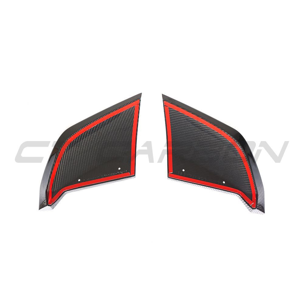 AUDI R8 V10 GEN 2 2015-2019 CARBON FIBRE REAR BUMPER LOWER CORNERS AUDI R8 V10 GEN 2 2015-2019 CARBON FIBRE REAR BUMPER LOWER CORNERS