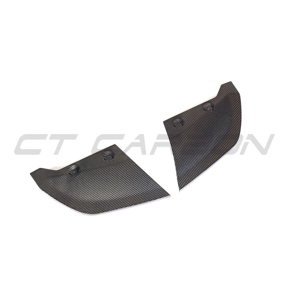 AUDI R8 V10 GEN 2 2015-2019 CARBON FIBRE REAR BUMPER LOWER CORNERS AUDI R8 V10 GEN 2 2015-2019 CARBON FIBRE REAR BUMPER LOWER CORNERS