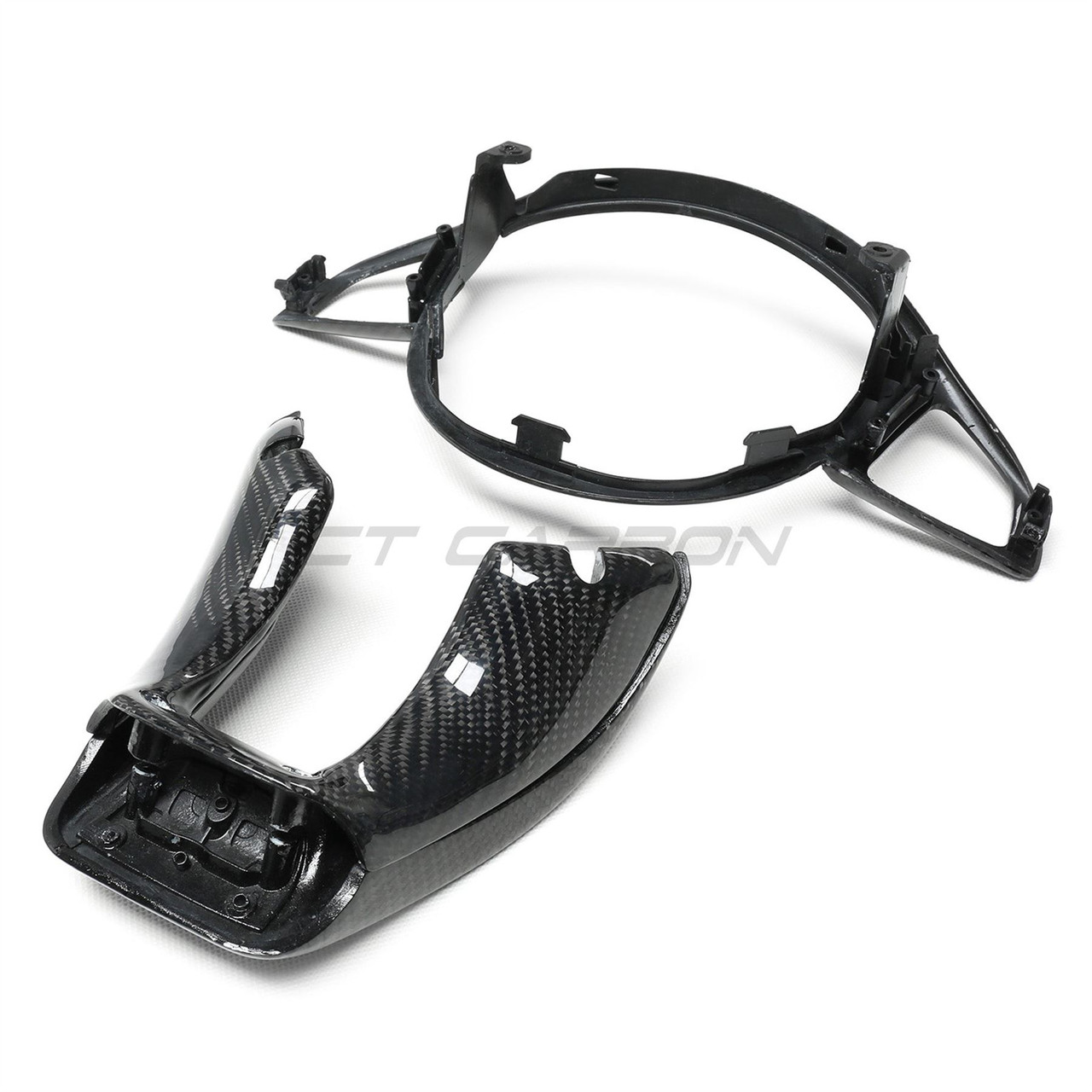 MERCEDES AMG CARBON FIBRE STEERING WHEEL TRIM