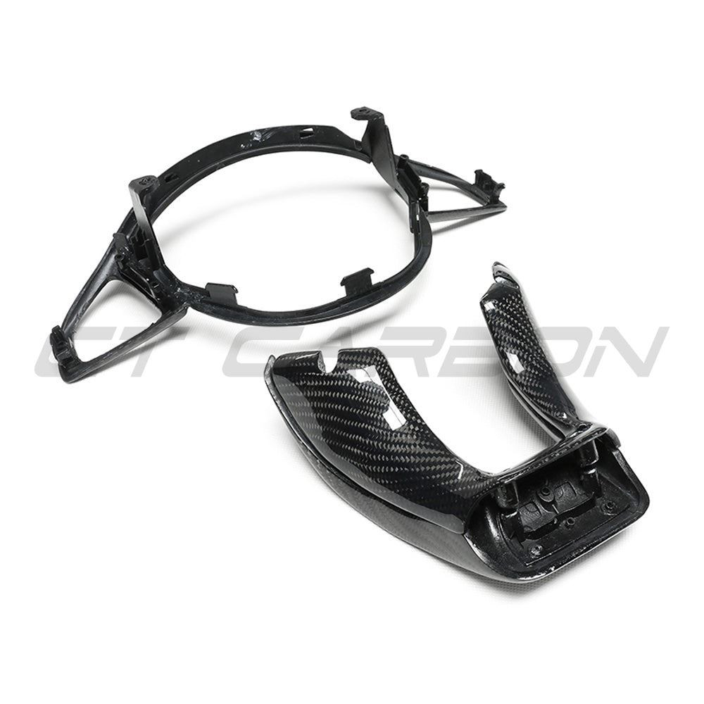 MERCEDES AMG CARBON FIBRE STEERING WHEEL TRIM